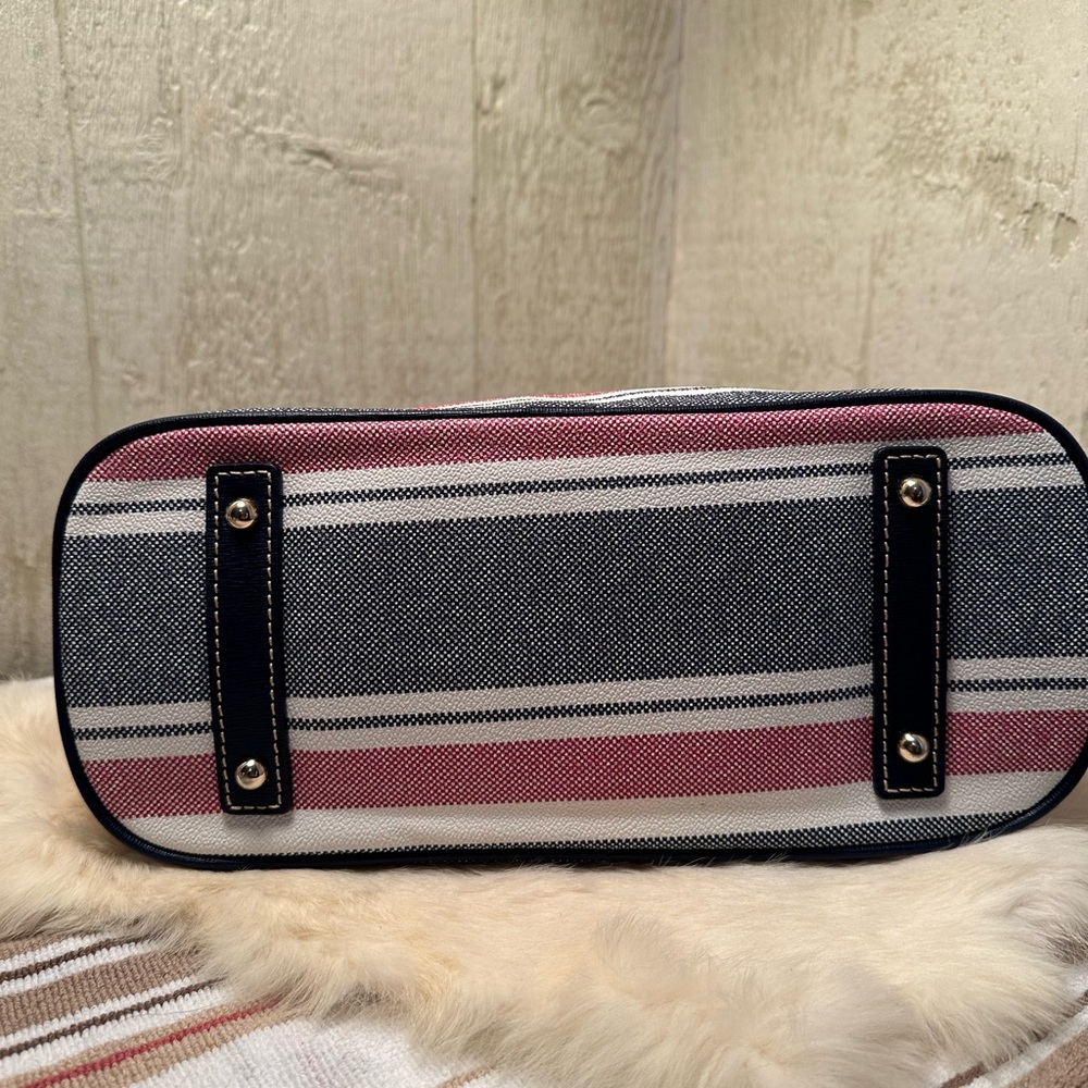 Dooney & Bourke Patriotic Striped Satchel - Picture 5 of 6